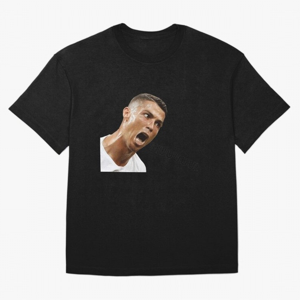 Cristiano Ronaldo Siuuu Meme Oversized T-Shirt Celebrate the Magic of FIFA World Cup 2026 USA Canada Mexico with Haaland, England and Germany Energy, Match Day Excitement, Supporter Culture, Golden Goals and Global Football Passion; Ideal for