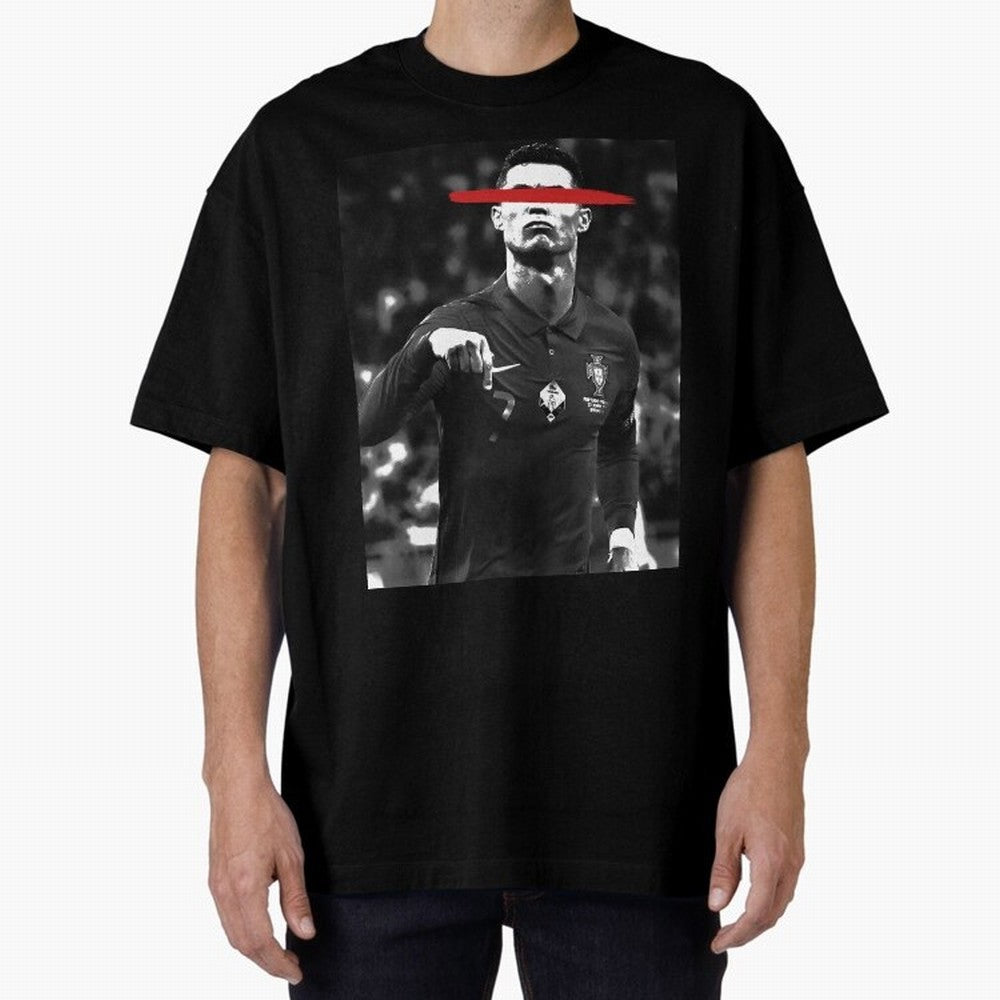 Cristiano in Rubrum Plaga Oversized T-Shirt Show Support during FIFA World Cup 2026 USA Canada Mexico Spirit, Made for Brazil, Portugal and Argentina, CR7, Goal Celebration Energy, Supporter Heritage, Football Icons and Worldwide Tournament Joy;