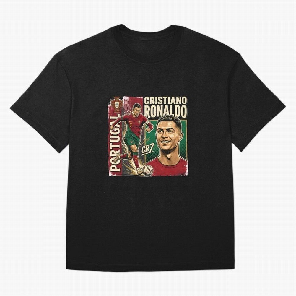 Ronaldo Portugal Vintage Oversized T-Shirt Build FIFA World Cup 2026 Group Stage Spirit, Made for Netherlands, Messi, Soccer Culture, Superstar Moments, National Team Dreams and Competitive Fire; Perfect for People Who Love Argentina, Brazil,
