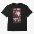 Cristiano Ronaldo Oversized T-Shirt Celebrate Unforgettable Nights in FIFA World Cup 2026 for Fans of Mbappe and Neymar and Spain and Netherlands, Bringing Championship Spirit, Famous Goals, Roaring Crowds and International Football Unity; Great