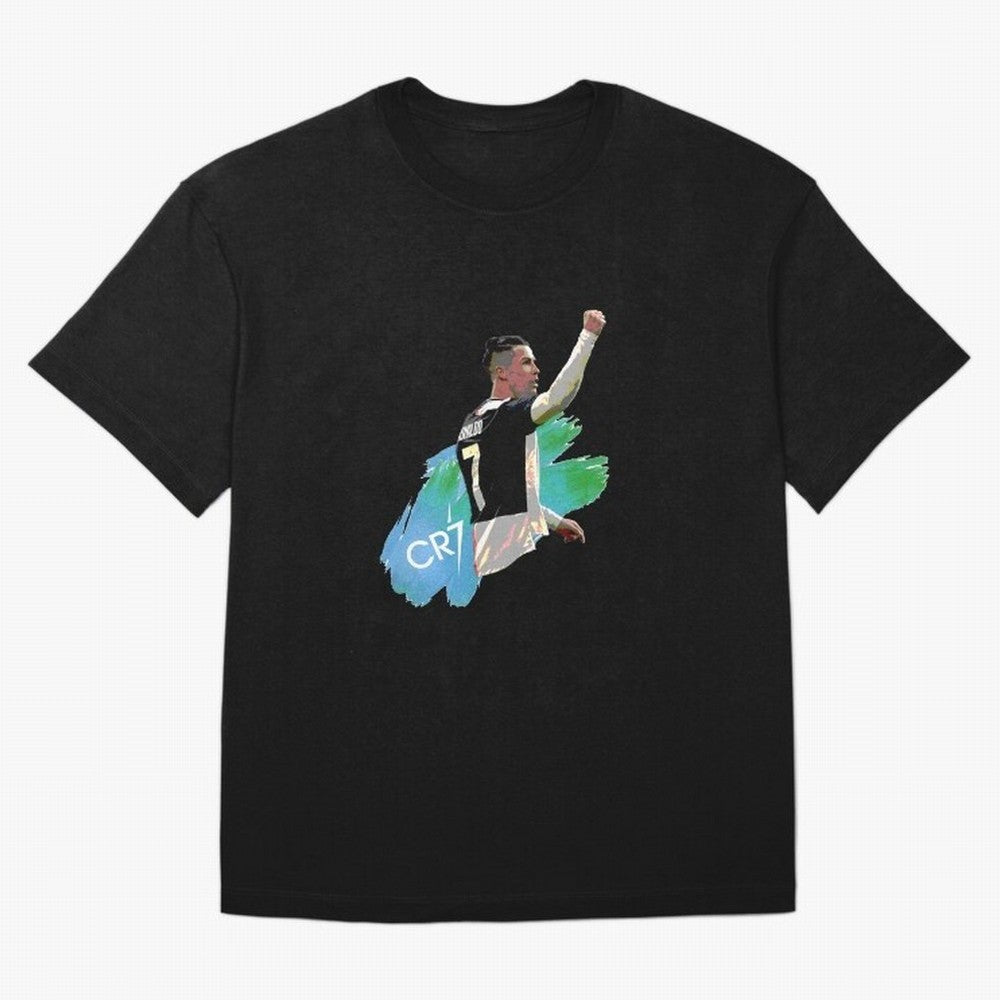 Cristiano Ronaldo Oversized T-Shirt Celebrate Soccer Greatness during Global Football Passion for FIFA World Cup 2026 Group Stage, Made for Messi, Neymar and Mbappe, Germany, Retro Football Energy, Iconic Rivalries, Trophy Chase Drama and Stadium