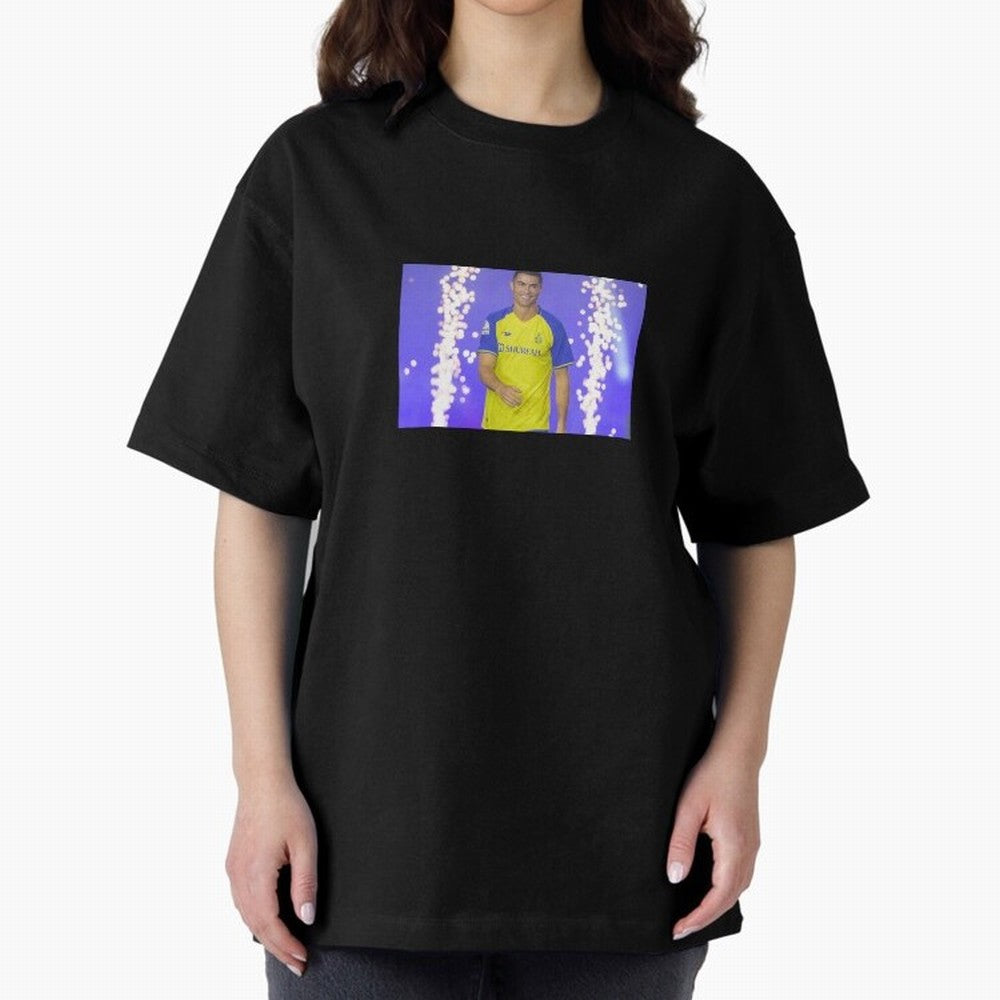 CRISTIANO RONALDO AL NASSR Oversized T-Shirt Make Your Look Match the FIFA World Cup 2026 Group Stage Journey through Messi, CR7 and Mbappe Highlights, France Pride, Football History, Final Match Energy, Crowd Noise and Once in a Lifetime Moments;