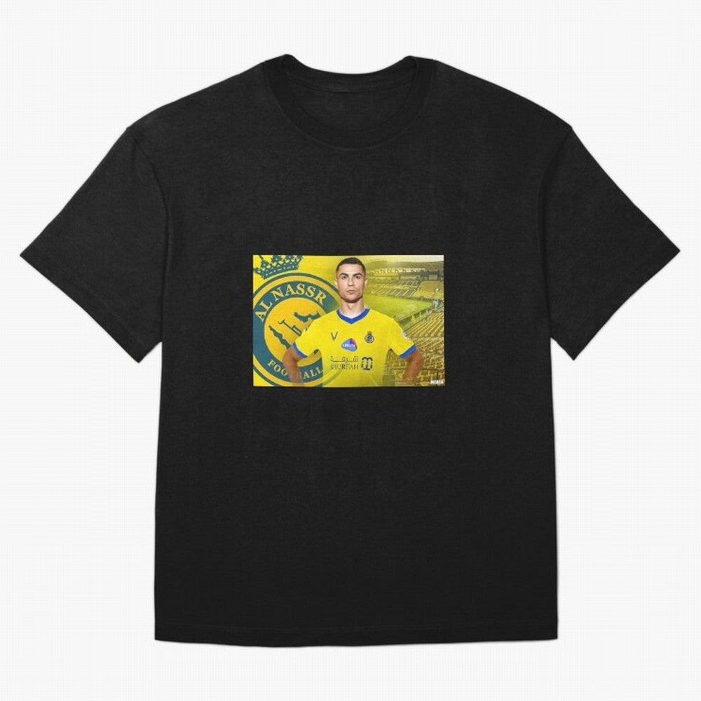 AL NASSR CRISTIANO RONALDO Oversized T-Shirt Bring Legendary Rivalry Energy to Match Day Hype around FIFA World Cup 2026, Cristiano Ronaldo, Haaland and CR7, Portugal, Spain and Germany, Football Festival Excitement, Trophy Ambitions, Country