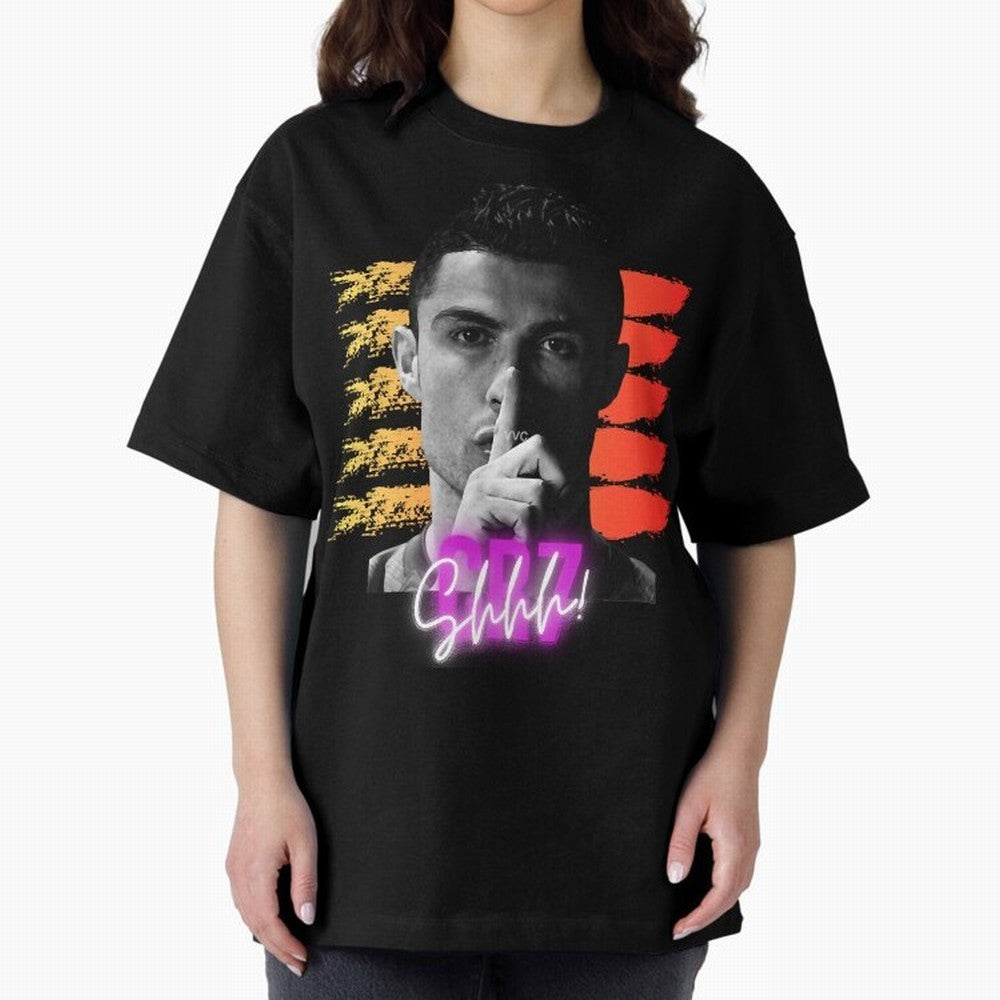 Cristiano Ronaldo cr7 portugal Oversized T-Shirt Celebrate Classic Football Spirit in FIFA World Cup 2026 Group Stage Connected to Messi, Neymar and Mbappe, England, France and Netherlands Energy, Global Supporter Spirit, Legendary Goals, National