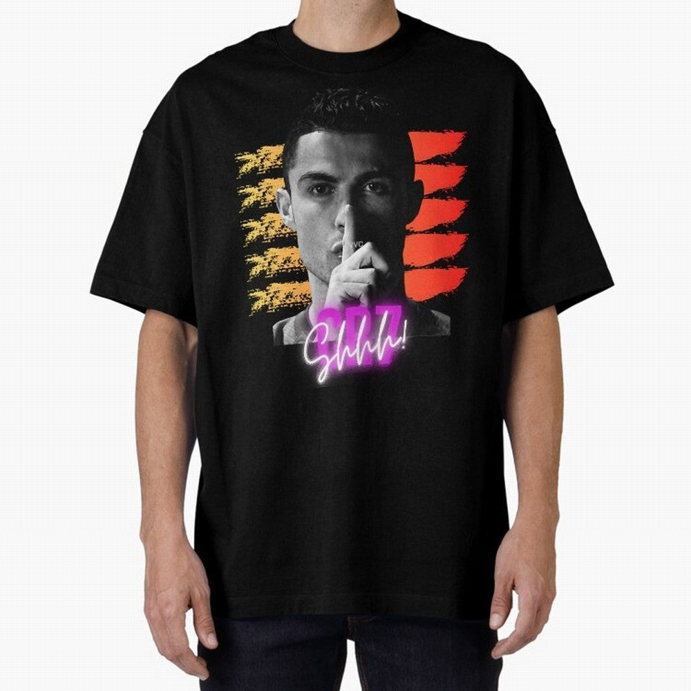 Cristiano Ronaldo cr7 portugal Oversized T-Shirt Celebrate Classic Football Spirit in FIFA World Cup 2026 Group Stage Connected to Messi, Neymar and Mbappe, England, France and Netherlands Energy, Global Supporter Spirit, Legendary Goals, National