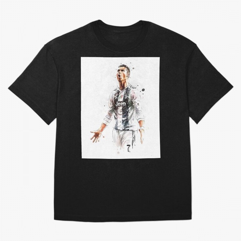 Cristiano Ronaldo Oversized T-Shirt Spotlight FIFA World Cup 2026 Group Stage Spirit, Highlighting Argentina, Messi and Cristiano Ronaldo, Classic Soccer Heritage, Championship Pressure, Fan Loyalty and International Pride; Made for Collectors Who