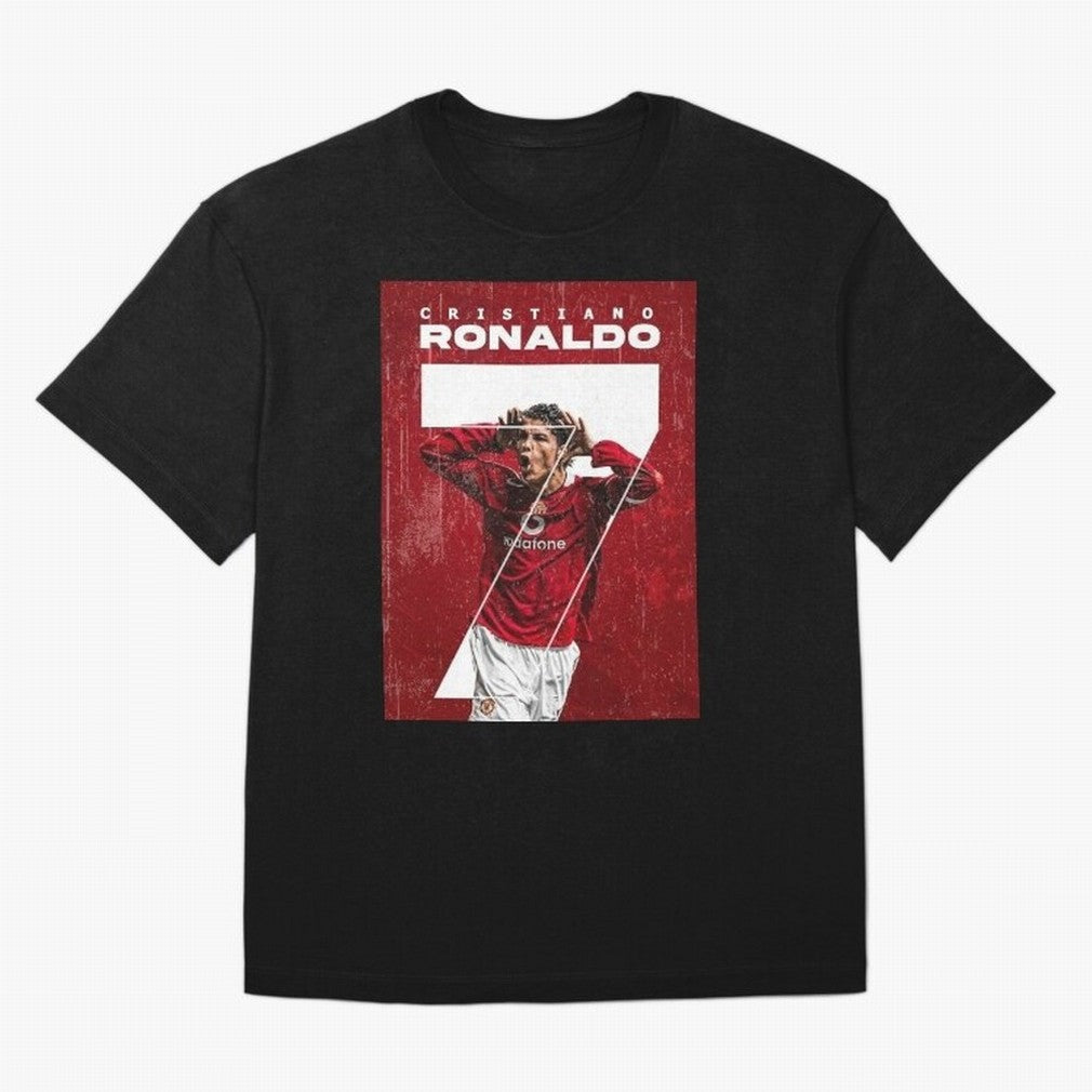 Cristiano Ronaldo Oversized T-Shirt Keep the Legacy of Global Football Passion for FIFA World Cup 2026 Group Stage, Made for Mbappe, Netherlands, Tournament Hype, Historic Matchups, Family Viewing Parties and Global Sports Pride; Ideal for Football
