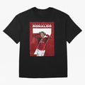 Cristiano Ronaldo Oversized T-Shirt Keep the Legacy of Global Football Passion for FIFA World Cup 2026 Group Stage, Made for Mbappe, Netherlands, Tournament Hype, Historic Matchups, Family Viewing Parties and Global Sports Pride; Ideal for Football