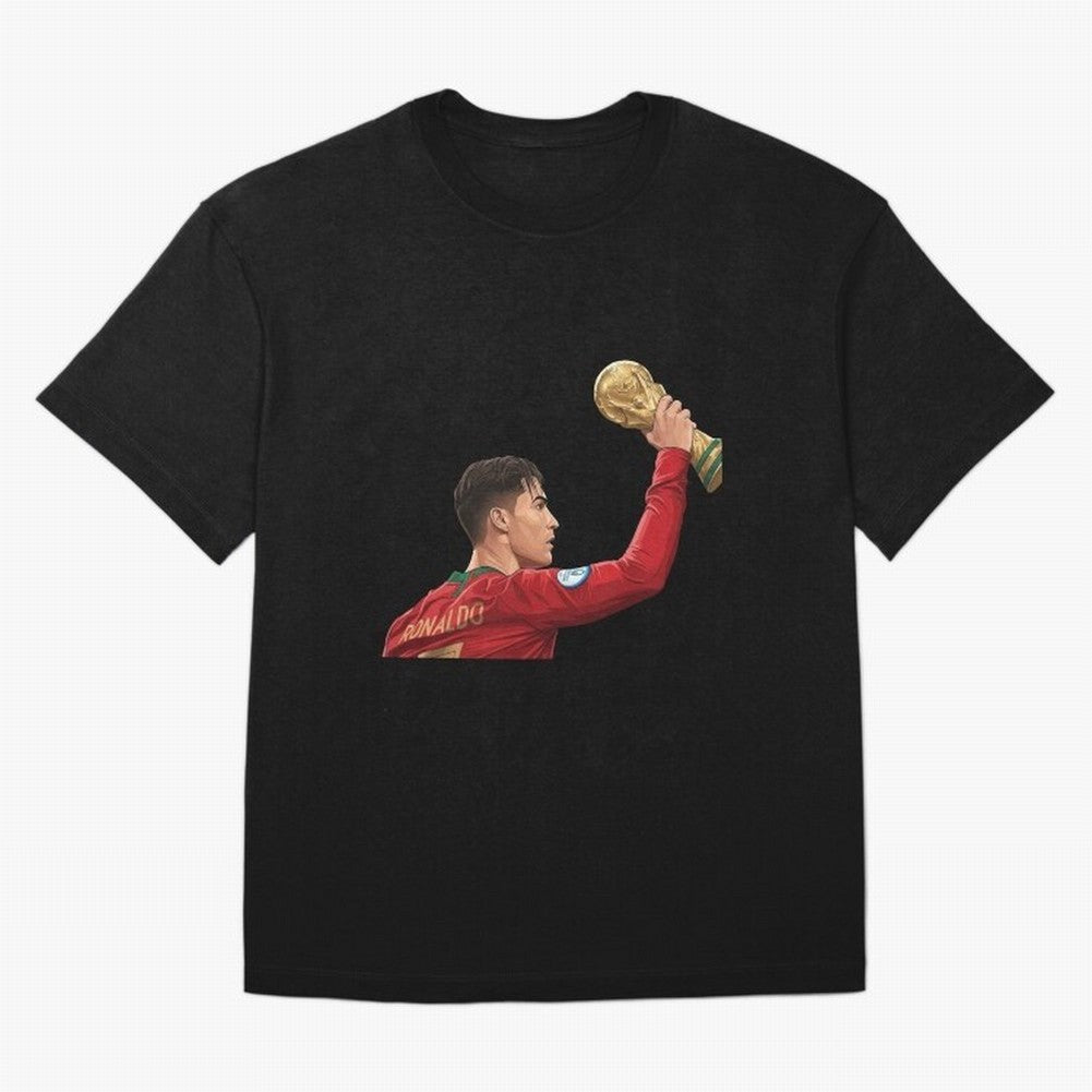 Cristiano Ronaldo Oversized T-Shirt Fuel Your Fan Pride for Match Day Hype around FIFA World Cup 2026, Haaland and Mbappe, England and Germany, Football Festival Excitement, Trophy Ambitions, Country Rivalries and Star Player Buzz; Built for