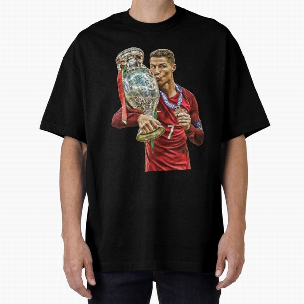 Ronaldo The Lagend Oversized T-Shirt Follow the Final Road of FIFA World Cup 2026 for Fans of Mbappe and Spain, Bringing Worldwide Fan Energy, Dramatic Goals, Stadium Lights and Championship Celebrations; Ideal for Fans Who Follow Messi, Cristiano
