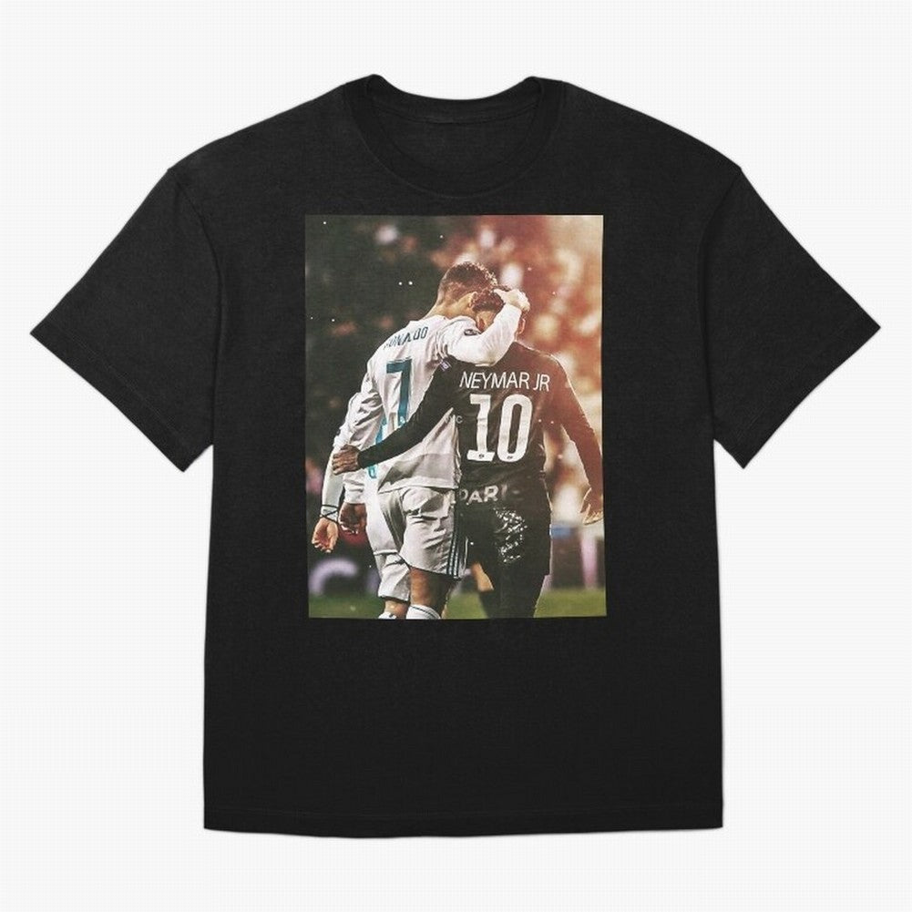 CR7 N Neymar Oversized T-Shirt Keep Football History Alive during Match Day Hype around FIFA World Cup 2026, Haaland, Argentina, Tournament Hype, Historic Matchups, Family Viewing Parties and Global Sports Pride; Ideal for Passionate Fans Who Love