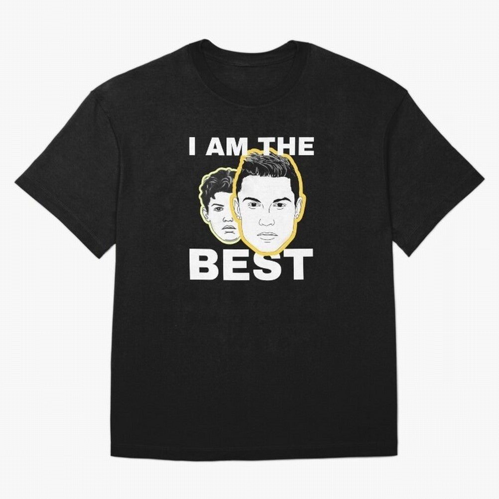 Cristiano Ronaldo - I Am The Best. Oversized T-Shirt Celebrate the Road through FIFA World Cup 2026 USA Canada Mexico Made for Neymar, Argentina Energy, Goal Celebration Energy, Supporter Heritage, Football Icons and Worldwide Tournament Joy;