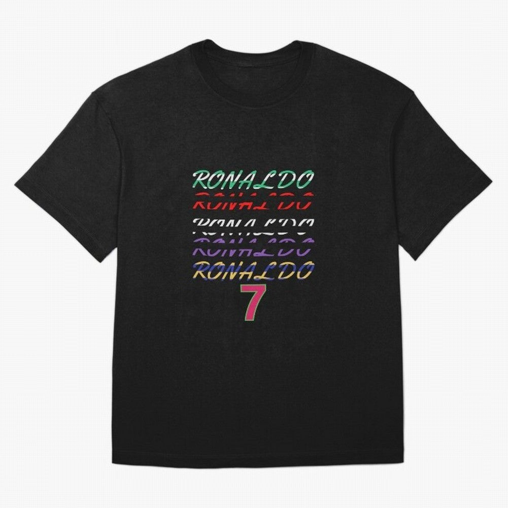 LOVE CR7 RONALDO - ALL CAREER Oversized T-Shirt Remember Iconic Moments from Global Football Passion for FIFA World Cup 2026, Inspired by Messi, CR7 and Mbappe, Brazil, Supporter Pride, Iconic Celebrations, Legendary Names and Global Match Day