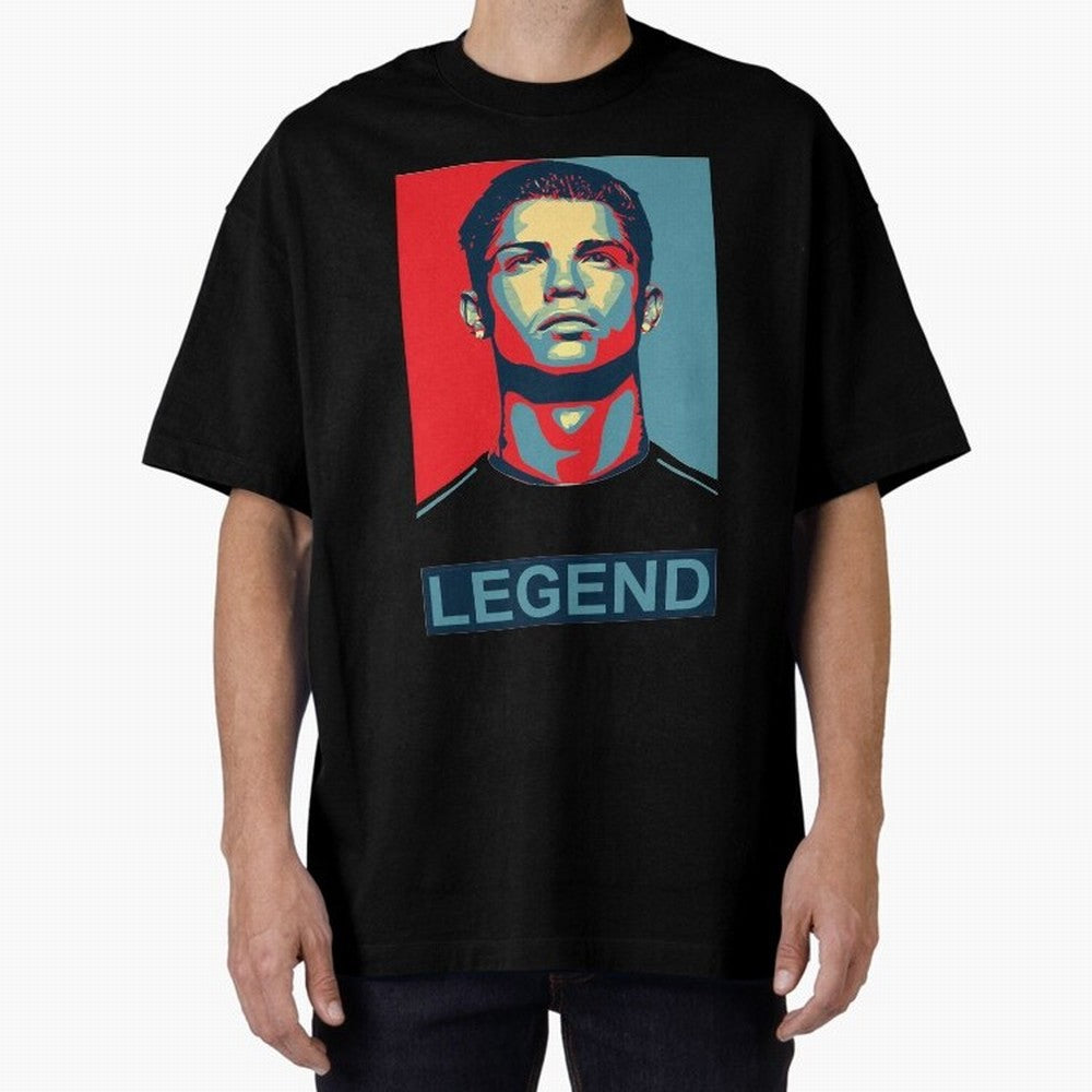 cristiano ronaldo legend Oversized T-Shirt Turn Football Passion into FIFA World Cup 2026 Group Stage Built around Cristiano Ronaldo, Argentina, France and Brazil Energy, Game Day Rituals, Football Legends, Country Pride and the Road to the Final;