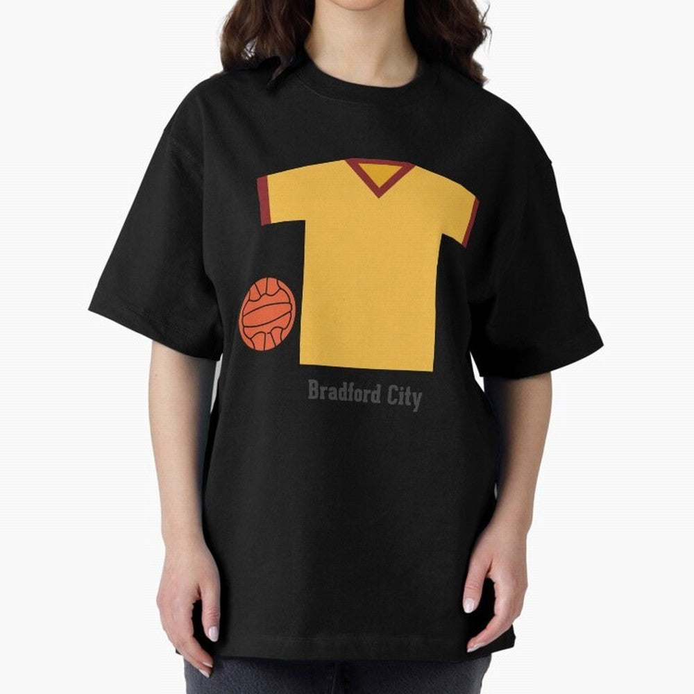 Bradford City Oversized T-Shirt Show Fan Pride Across FIFA World Cup 2026 Spirit, Capturing Netherlands, Messi, Neymar and Mbappe, Vintage Soccer Flavor, Modern Football Stars, National Flags and Final Night Emotion; Perfect for People Who Love