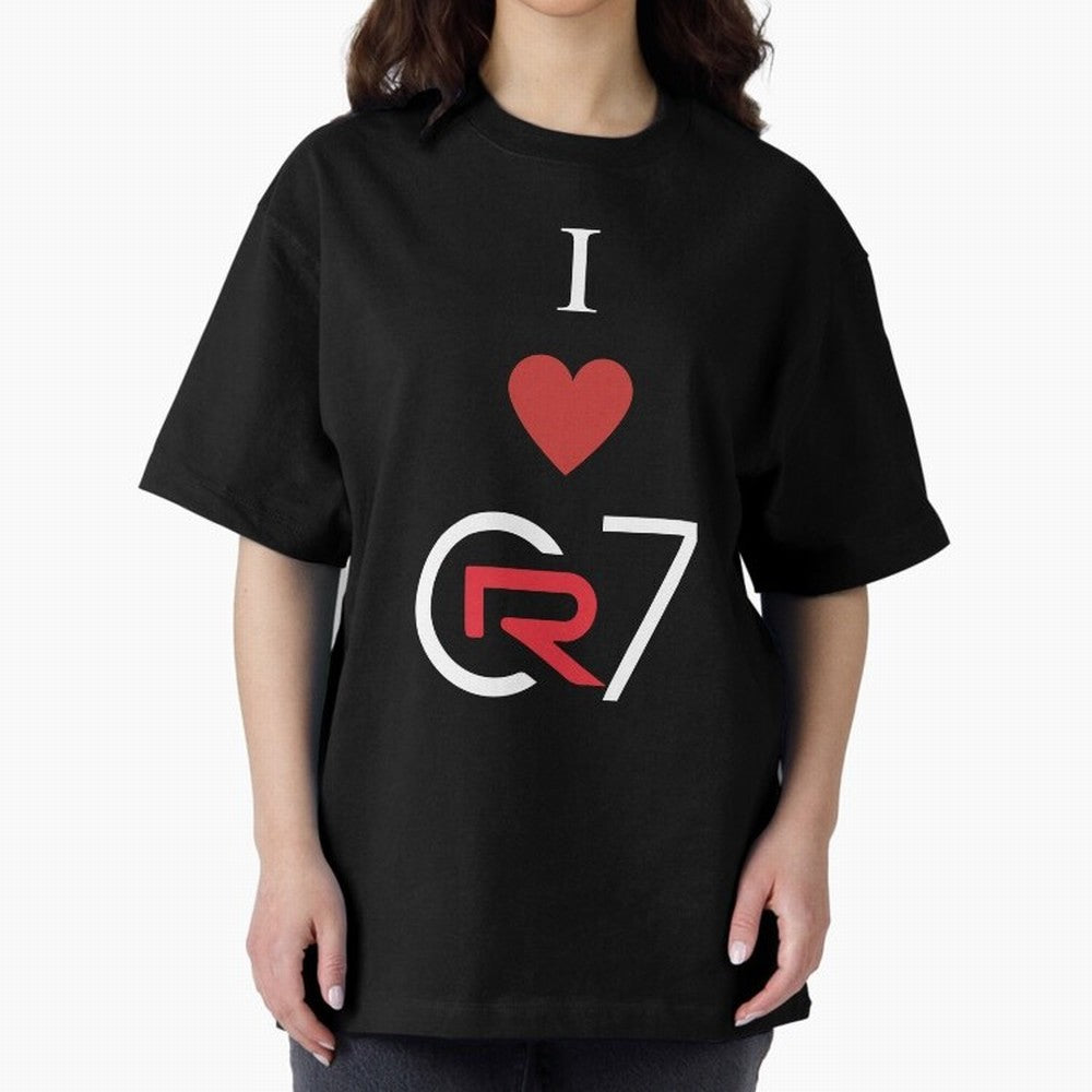 Cristiano Ronaldo T-shirt Oversized T-Shirt Follow the Road to FIFA World Cup 2026 Spirit, Made for Spain and Netherlands, CR7 and Messi, Supporter Pride, Iconic Celebrations, Legendary Names and Global Match Day Energy; Ideal for Fans Who Follow