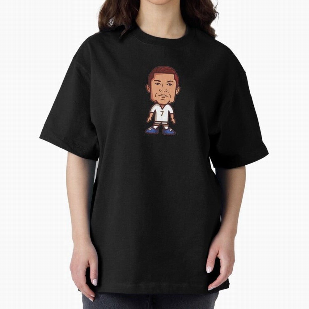 Cr7 Cristiano Ronaldo Oversized T-Shirt Refresh Global Football Passion for FIFA World Cup 2026 USA Canada Mexico, with Cristiano Ronaldo, Brazil, Portugal and Argentina, Goal Celebration Energy, Supporter Heritage, Football Icons and Worldwide