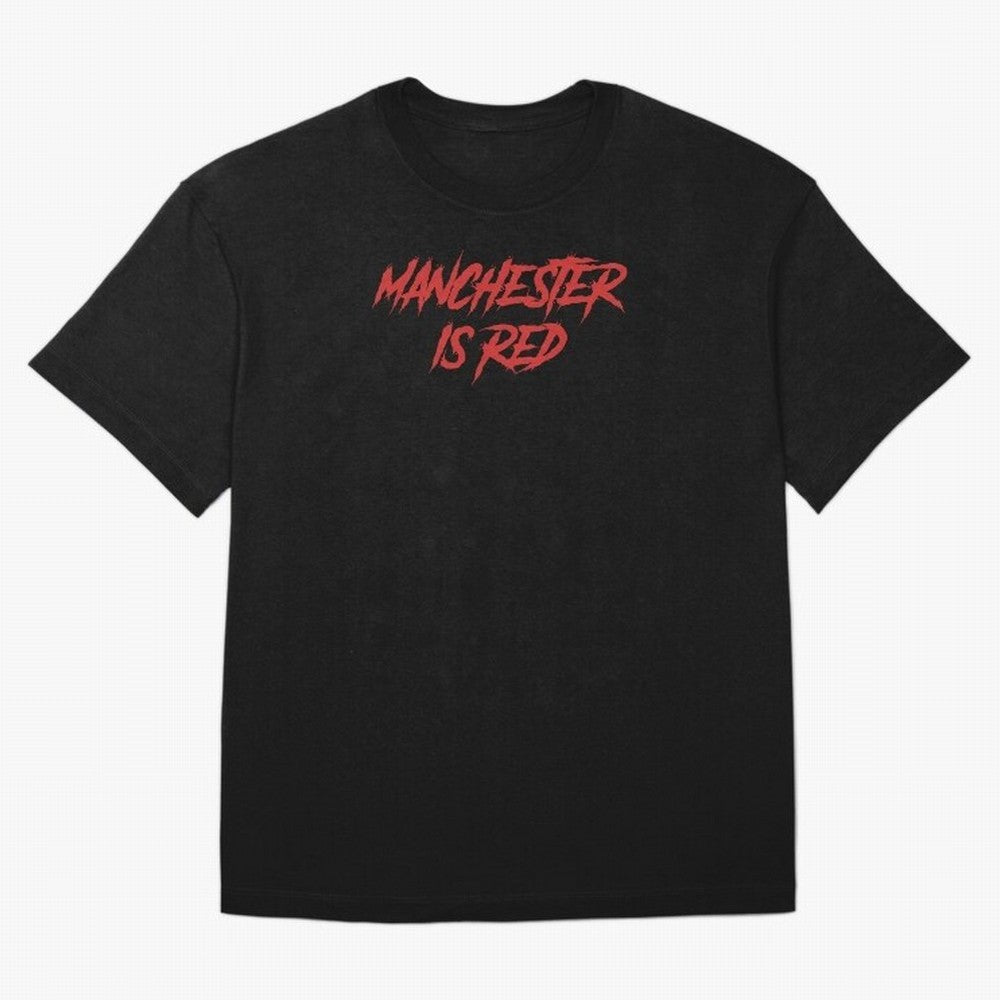 Manchester Is Red Oversized T-Shirt Support Iconic Players in the FIFA World Cup 2026 USA Canada Mexico Journey through Cristiano Ronaldo, Haaland and CR7 Highlights, Portugal Pride, Global Supporter Spirit, Legendary Goals, National Colors and