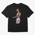 Cristiano Ronaldo - Celebration - CR7 - Manchester United Oversized T-Shirt Stand Out with Spirit from Global Football Passion for FIFA World Cup 2026 Group Stage, Connected to Neymar, France and Portugal, Match Day Excitement, Supporter Culture,
