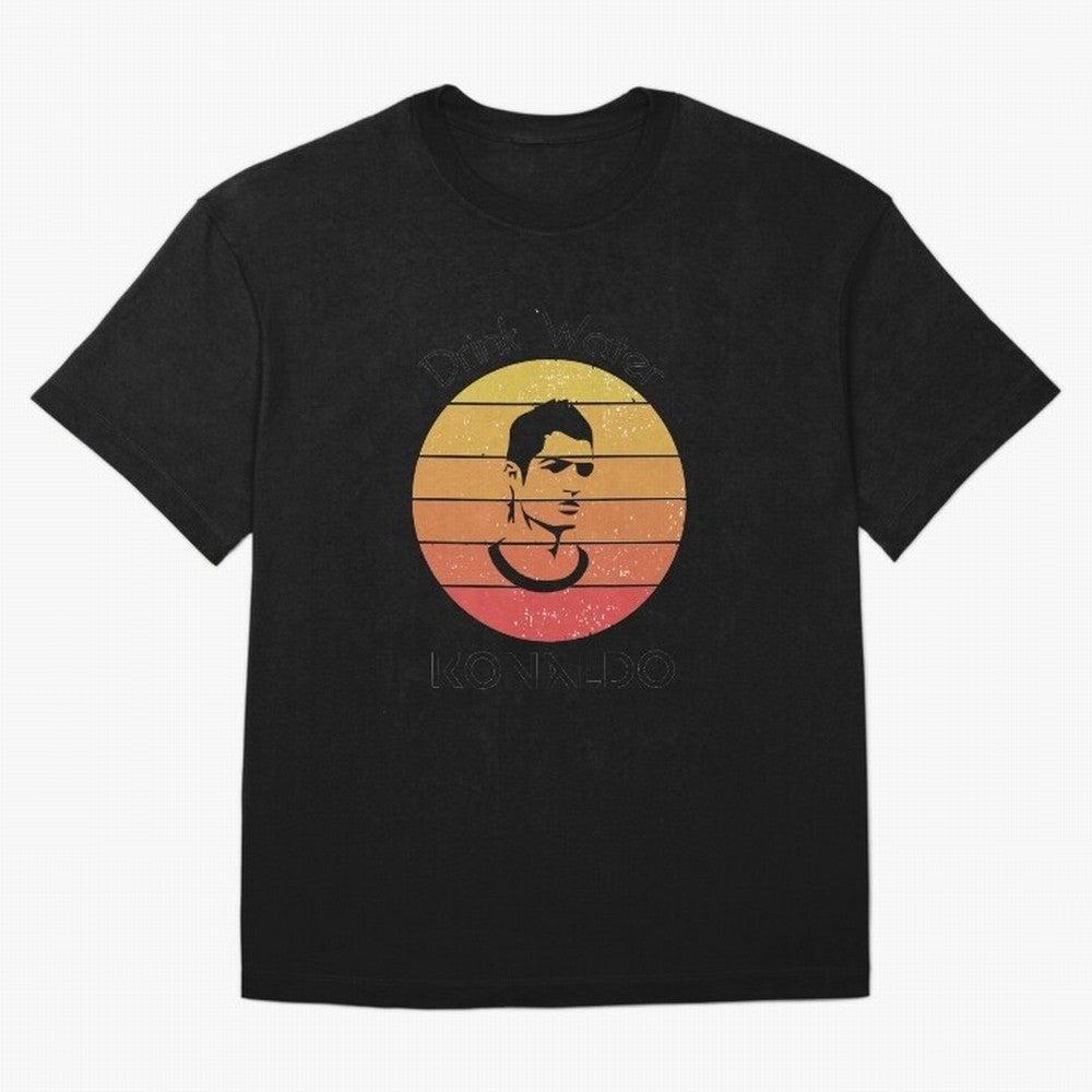 drink water ronaldo Oversized T-Shirt Show Fan Pride Across FIFA World Cup 2026 for Fans of Messi and Cristiano Ronaldo and Brazil, Bringing Classic Soccer Heritage, Championship Pressure, Fan Loyalty and International Pride; Ideal for Fans Who