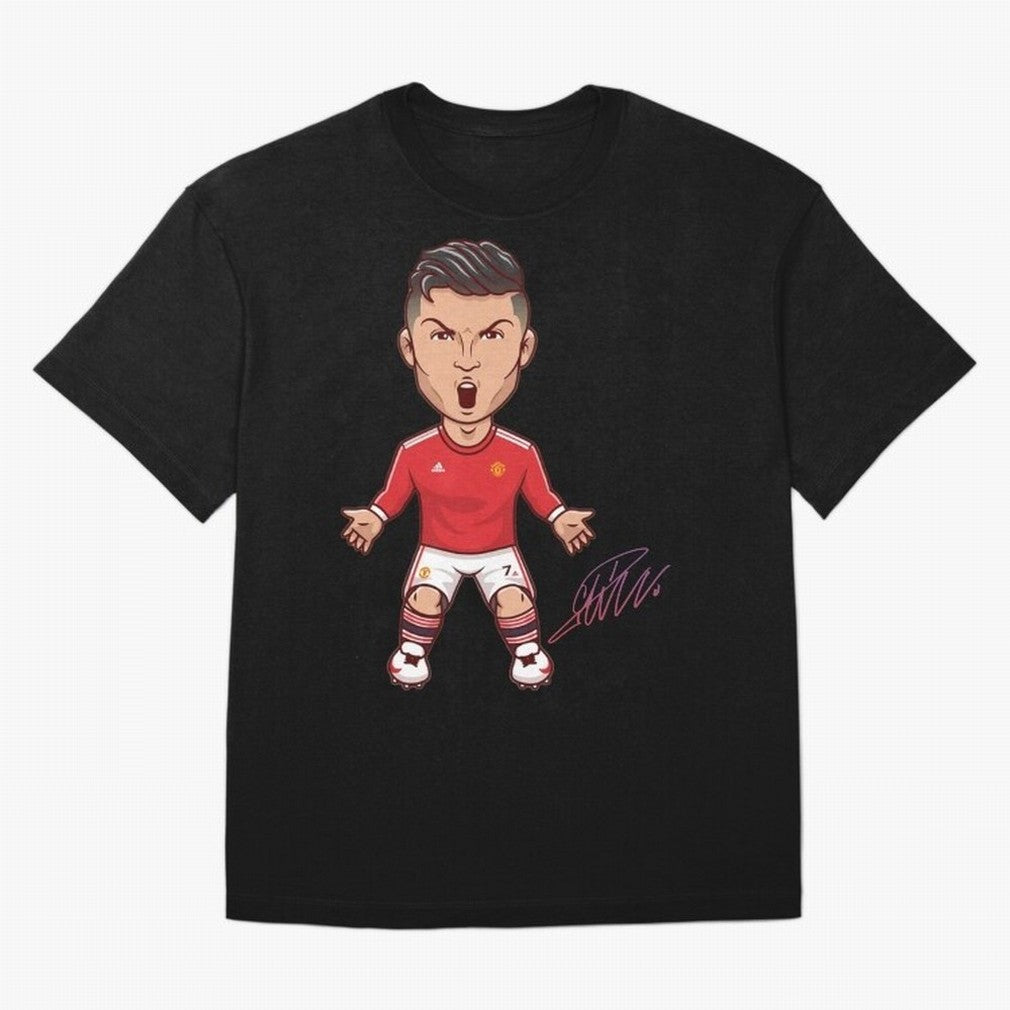 Cristiano Ronaldo CR7 Signature Oversized T-Shirt Back Your Heroes with FIFA World Cup 2026 Group Stage for Fans of Neymar and England and Germany, Bringing Stadium Memories, Football Loyalty, International Chants and Championship Tradition;