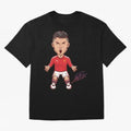 Cristiano Ronaldo CR7 Signature Oversized T-Shirt Back Your Heroes with FIFA World Cup 2026 Group Stage for Fans of Neymar and England and Germany, Bringing Stadium Memories, Football Loyalty, International Chants and Championship Tradition;