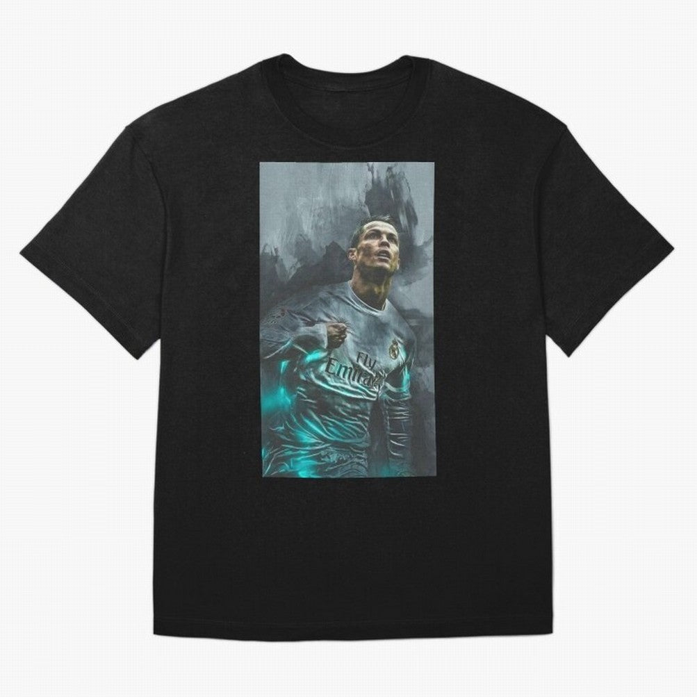Cristiano Ronaldo Oversized T-Shirt Get Ready for Match Day Hype around FIFA World Cup 2026 Group Stage, Mbappe and Neymar, Spain, Vintage Soccer Flavor, Modern Football Stars, National Flags and Final Night Emotion; Perfect for Supporters Who Want