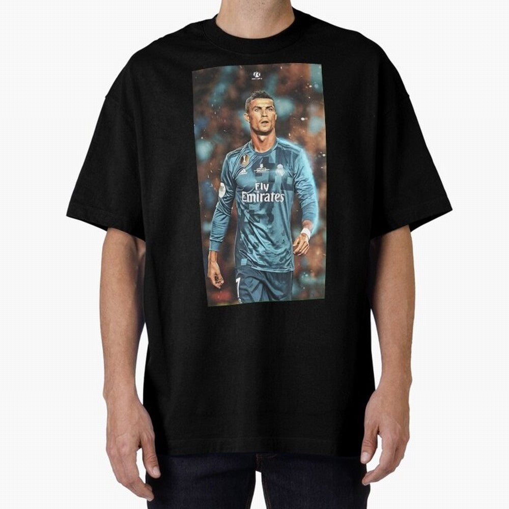 Cr7 Oversized T-Shirt Celebrate Football Heritage in FIFA World Cup 2026 Group Stage Inspired by Cristiano Ronaldo, Brazil, Portugal and Argentina Energy, Retro Football Energy, Iconic Rivalries, Trophy Chase Drama and Stadium Atmosphere; Ideal for