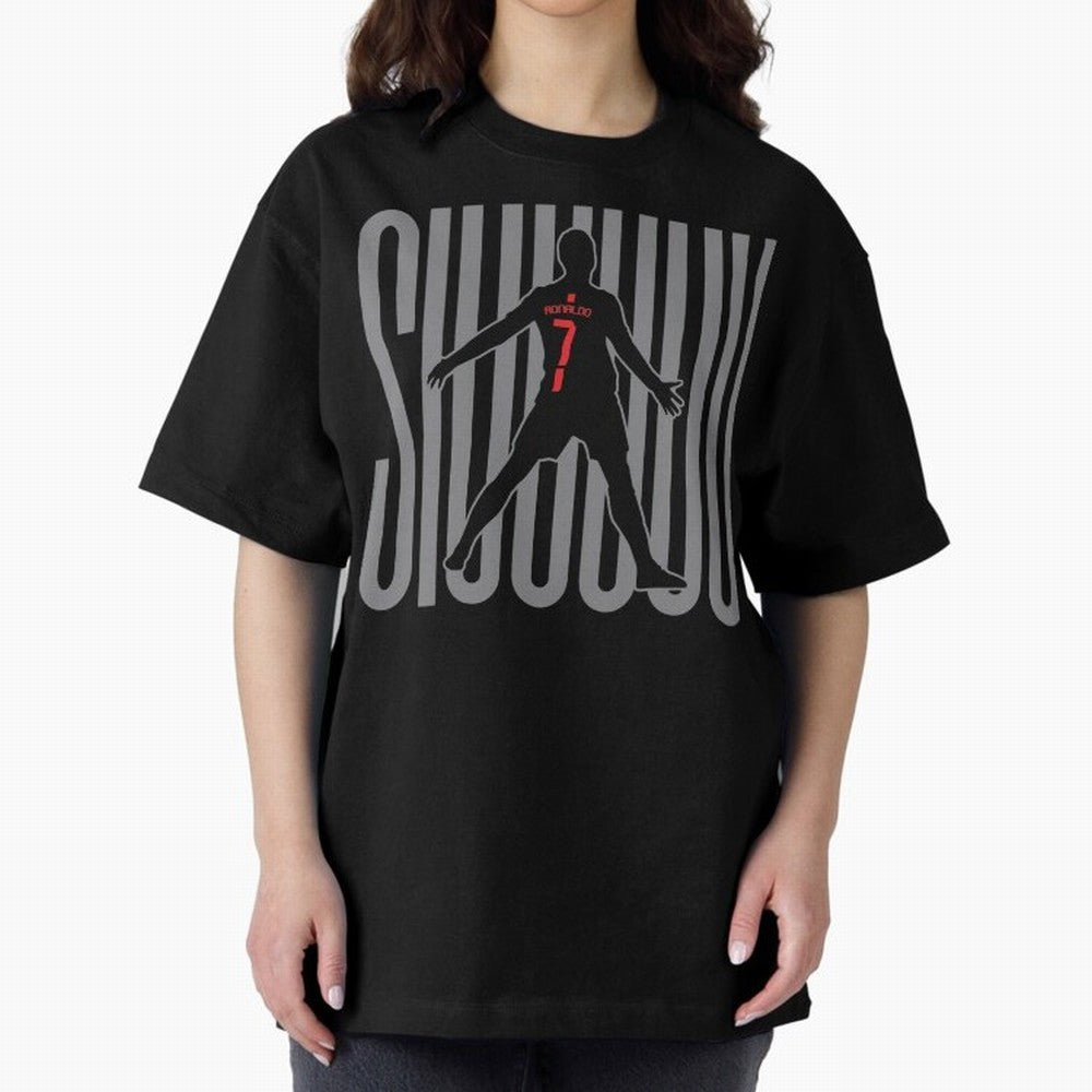 Siuuuuu Cristiano Ronaldo Oversized T-Shirt Stand Out with Spirit from Global Football Passion for FIFA World Cup 2026, Made for Messi, Neymar and Mbappe, Argentina, Match Day Excitement, Supporter Culture, Golden Goals and Global Football Passion;
