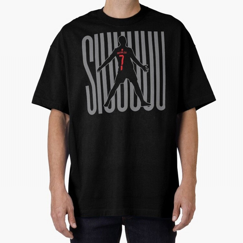 Siuuuuu Cristiano Ronaldo Oversized T-Shirt Stand Out with Spirit from Global Football Passion for FIFA World Cup 2026, Made for Messi, Neymar and Mbappe, Argentina, Match Day Excitement, Supporter Culture, Golden Goals and Global Football Passion;