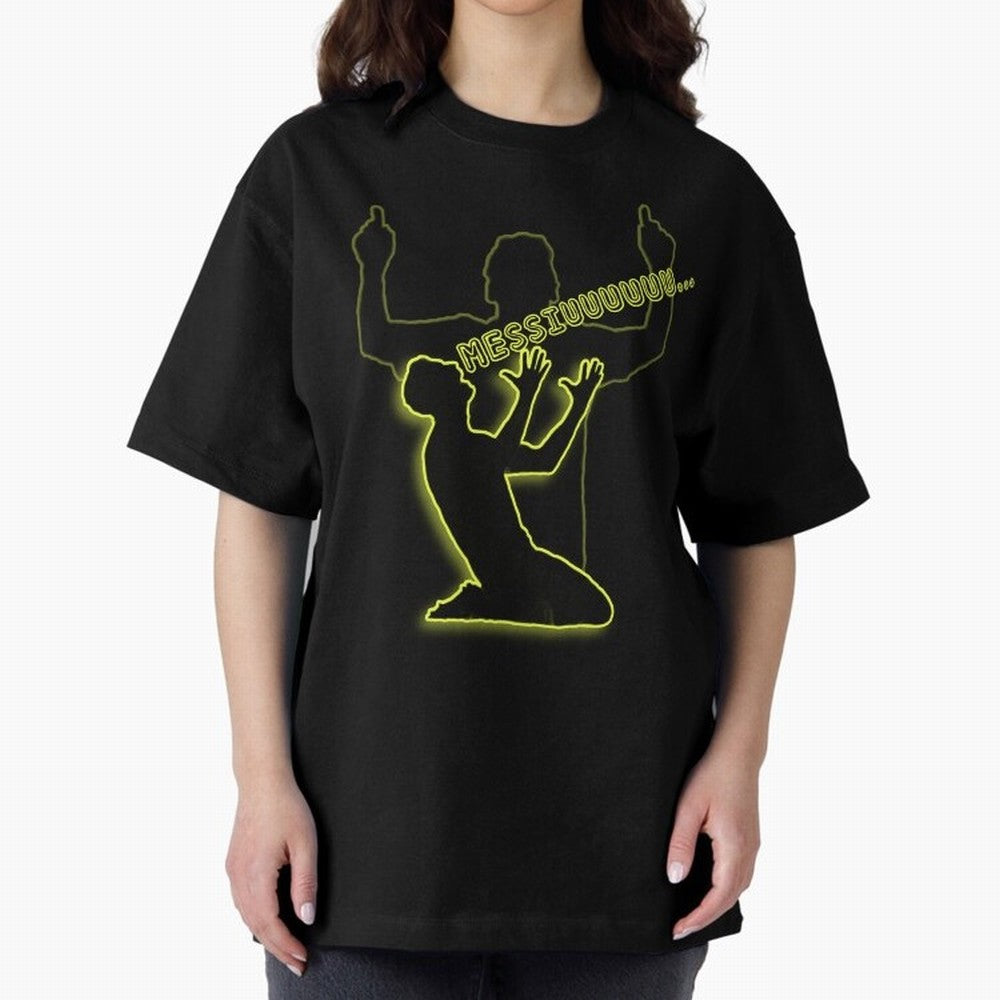 Messiuuu¡­ CR7 goal suiii Oversized T-Shirt Get Ready for Match Day Hype around FIFA World Cup 2026, Neymar, France and Portugal, Football Festival Excitement, Trophy Ambitions, Country Rivalries and Star Player Buzz; Great for Supporters Who Love