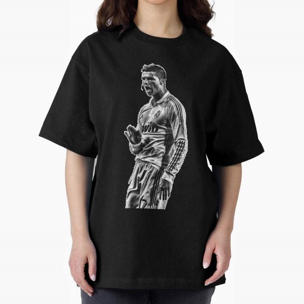 Cristiano Ronaldo Calma Oversized T-Shirt Join the Global Buzz around FIFA World Cup 2026 Spirit, with Germany, Messi, Match Day Excitement, Supporter Culture, Golden Goals and Global Football Passion; Made for Die Hard Supporters, Soccer Lovers,