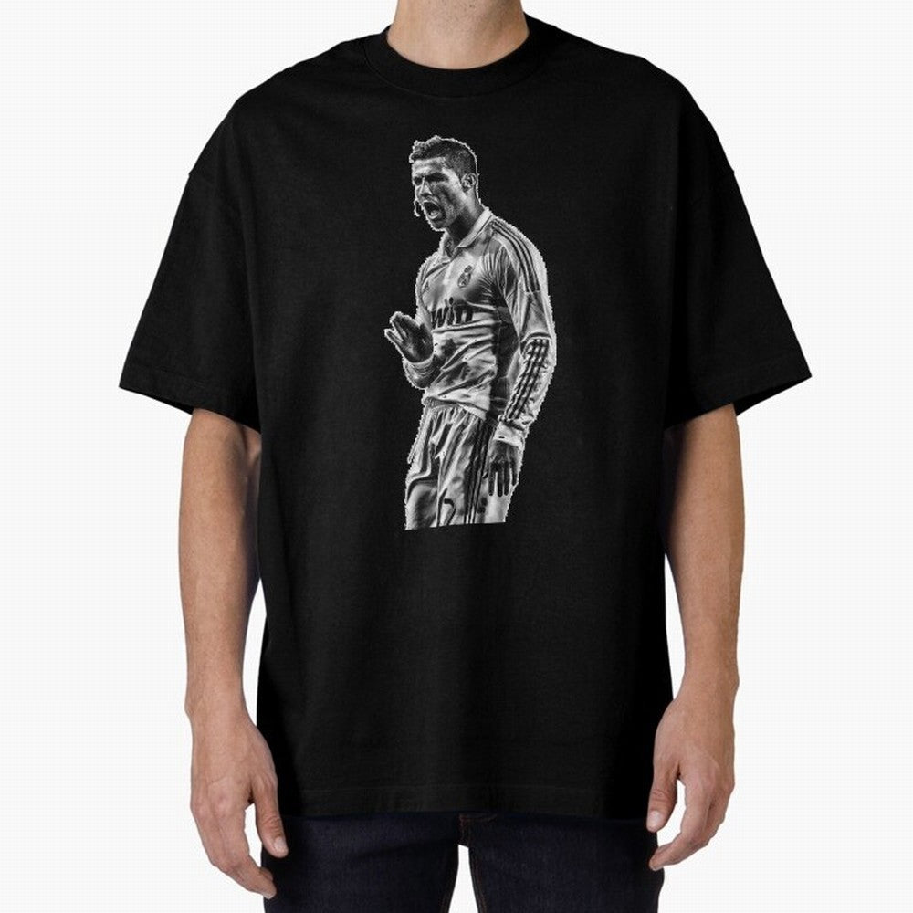 Cristiano Ronaldo Calma Oversized T-Shirt Join the Global Buzz around FIFA World Cup 2026 Spirit, with Germany, Messi, Match Day Excitement, Supporter Culture, Golden Goals and Global Football Passion; Made for Die Hard Supporters, Soccer Lovers,