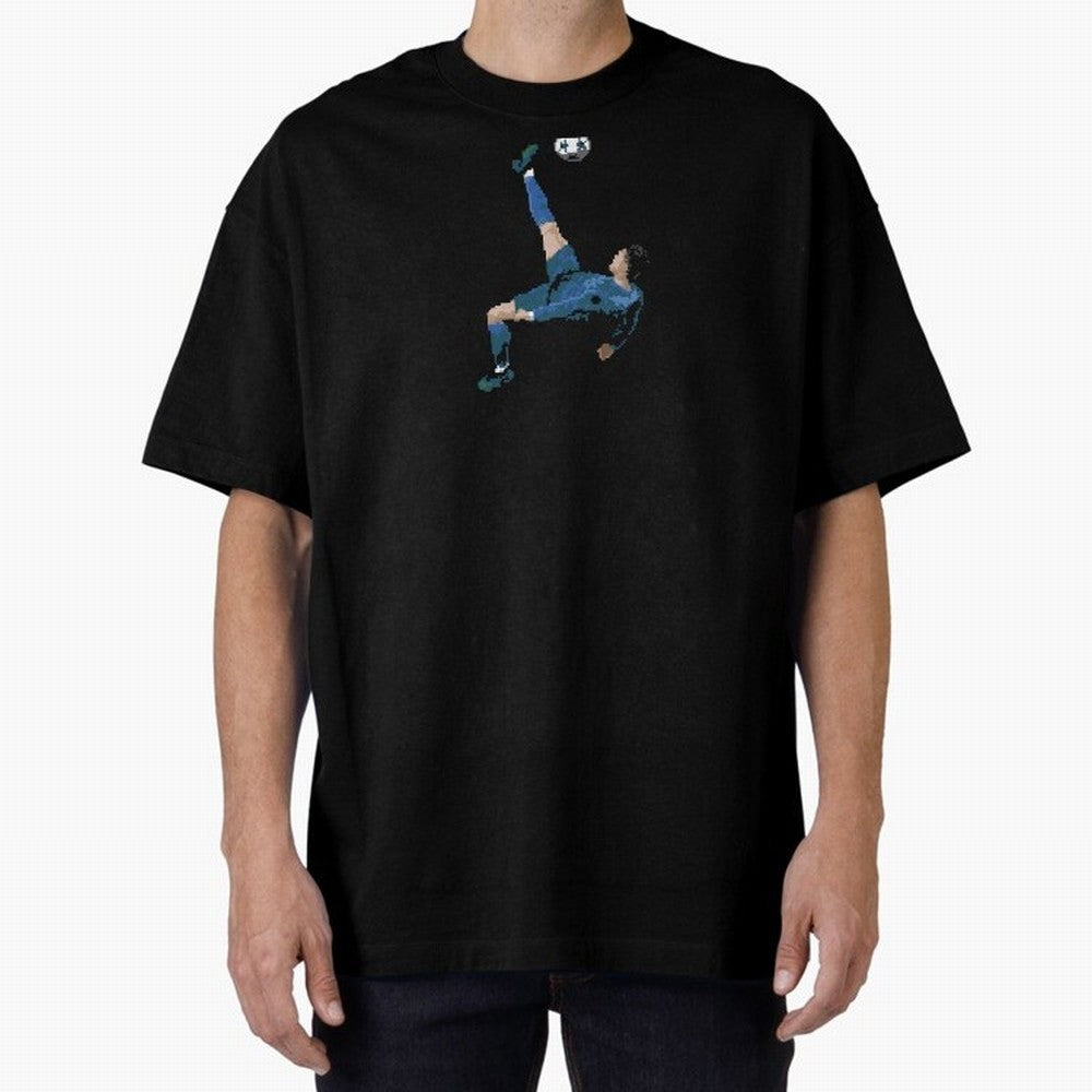 Cristiano Ronaldo Oversized T-Shirt Follow Every Goal of Match Day Hype around FIFA World Cup 2026 Group Stage, Mbappe, Spain, Football Festival Excitement, Trophy Ambitions, Country Rivalries and Star Player Buzz; Made for Die Hard Supporters,