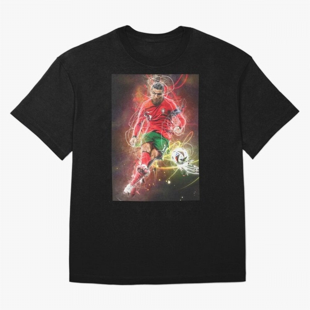Cristiano Ronaldo Oversized T-Shirt Experience the Global Stage of FIFA World Cup 2026 USA Canada Mexico Spirit, Filled with England and Germany, Messi, Neymar and Mbappe, Match Day Excitement, Supporter Culture, Golden Goals and Global Football