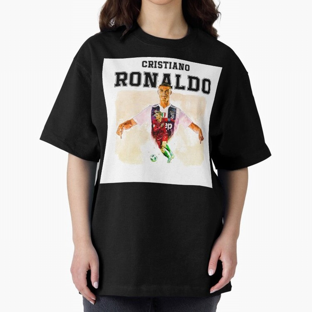 Cristiano Ronaldo 7 Oversized T-Shirt Celebrate the Next Chapter of FIFA World Cup 2026 Group Stage Celebrating Neymar, Portugal Energy, Supporter Pride, Iconic Celebrations, Legendary Names and Global Match Day Energy; Great for Watch Parties,