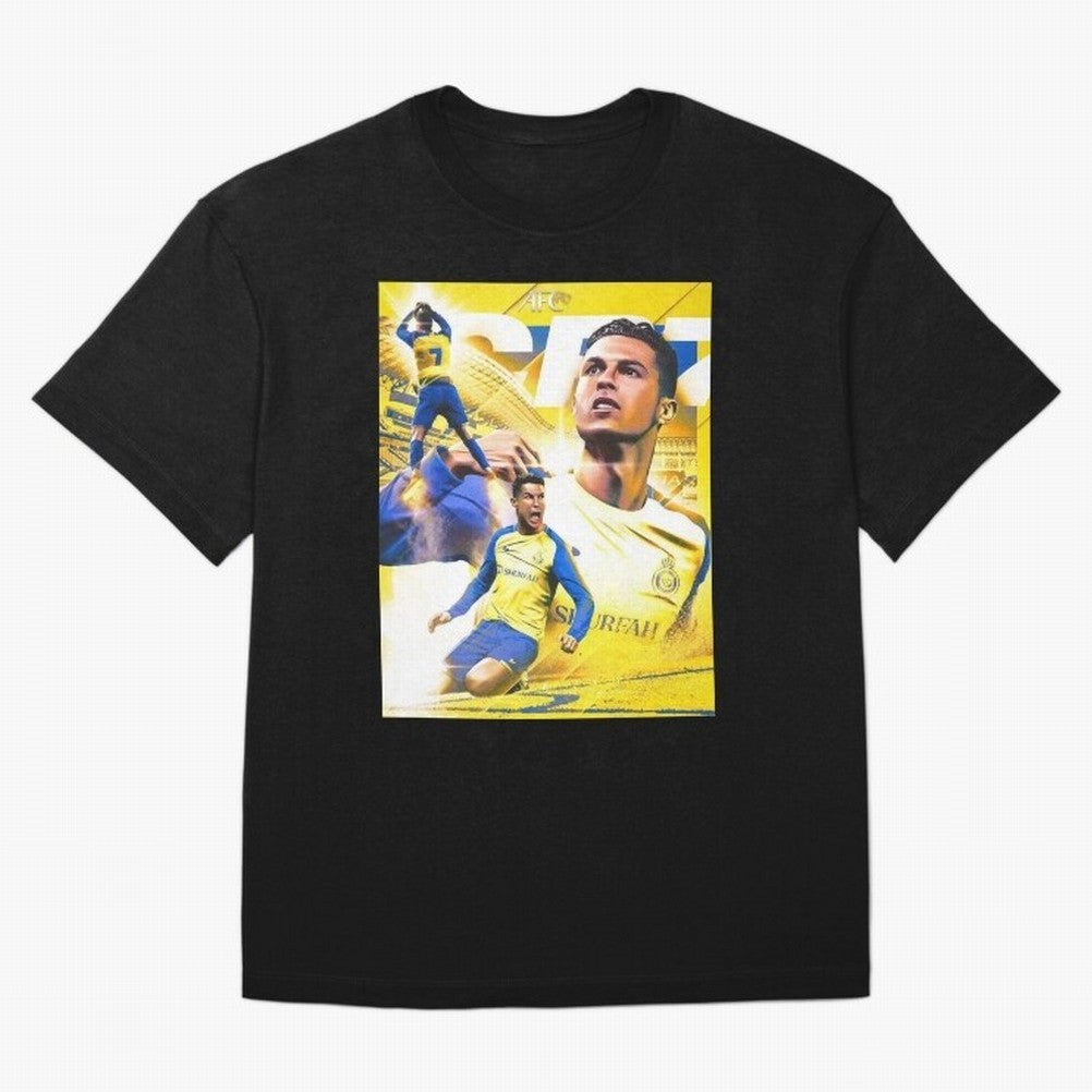 Cristiano Ronaldo Al-Nassr Football Club Oversized T-Shirt Celebrate National Team Dreams in FIFA World Cup 2026 Group Stage Connected to Messi, France and Portugal Energy, Stadium Chants, National Pride, Trophy Dreams and Unforgettable Football