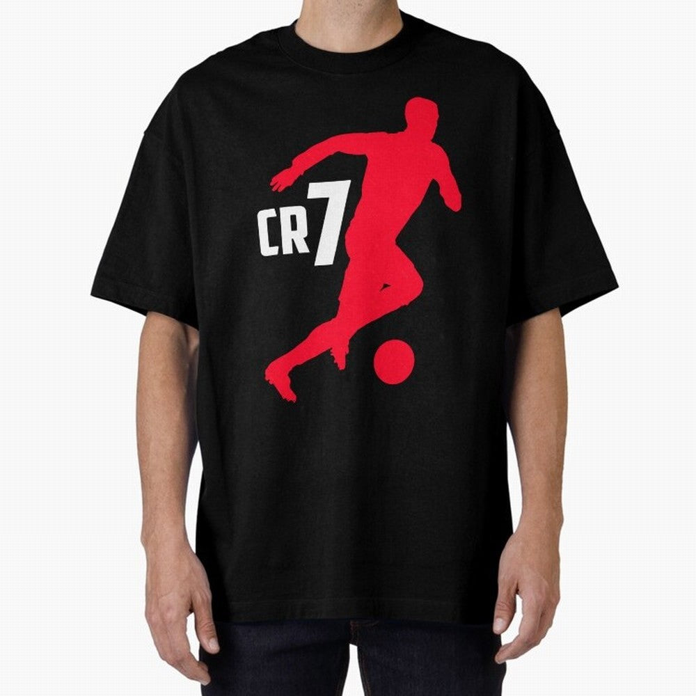 Cristiano Ronaldo Oversized T-Shirt Showcase FIFA World Cup 2026 USA Canada Mexico Spirit, Centered on Germany, Mbappe and Neymar, Vintage Soccer Flavor, Modern Football Stars, National Flags and Final Night Emotion; Ideal for Fans Who Follow