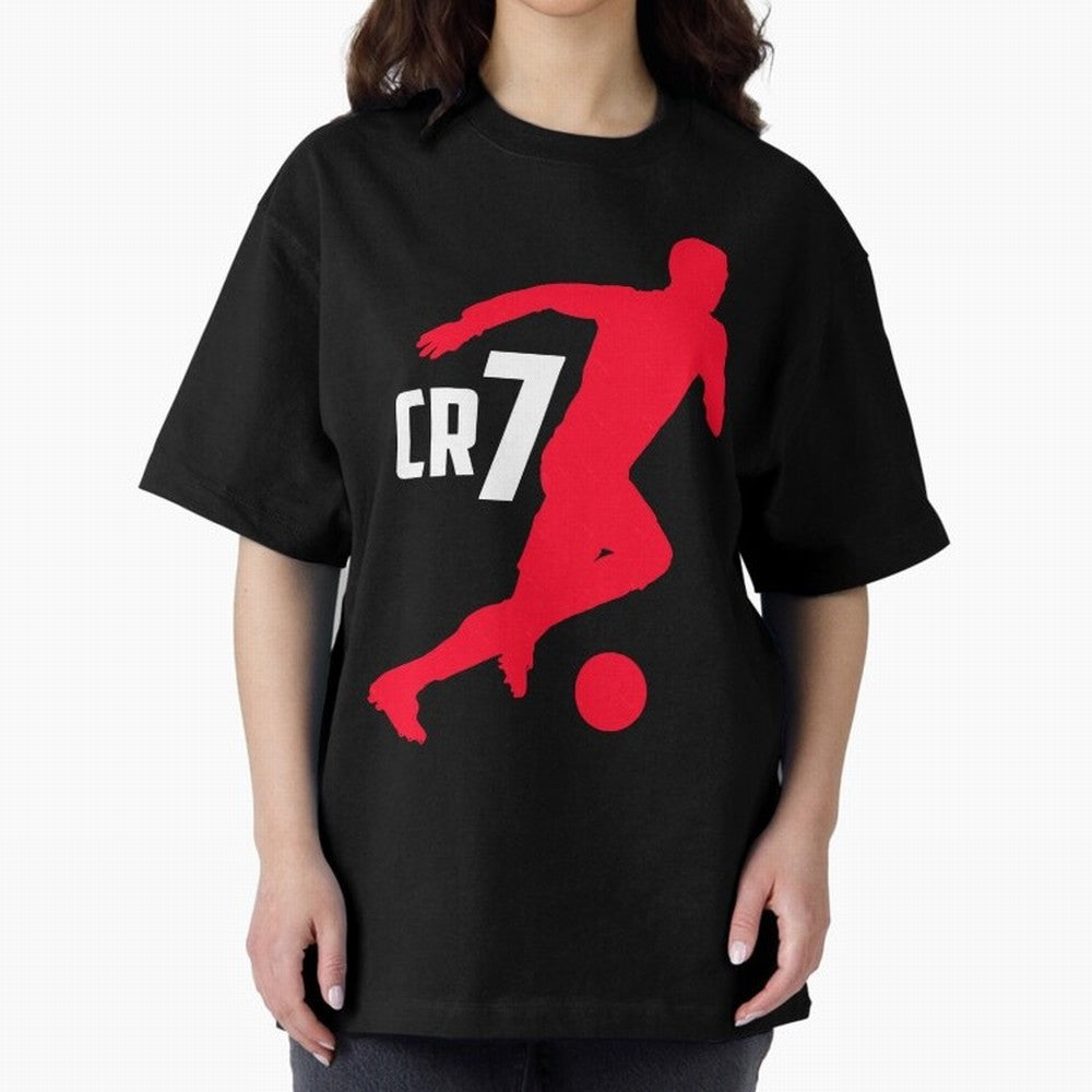 Cristiano Ronaldo Oversized T-Shirt Showcase FIFA World Cup 2026 USA Canada Mexico Spirit, Centered on Germany, Mbappe and Neymar, Vintage Soccer Flavor, Modern Football Stars, National Flags and Final Night Emotion; Ideal for Fans Who Follow