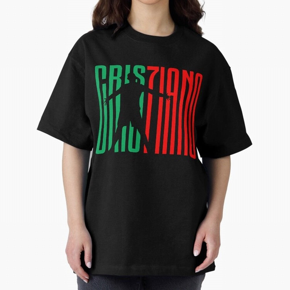 Cristiano Ronaldo 7 Oversized T-Shirt Share Match Day Hype around FIFA World Cup 2026, Messi and Cristiano Ronaldo, Brazil, Goal Celebration Energy, Supporter Heritage, Football Icons and Worldwide Tournament Joy; Great for Supporters Who Love