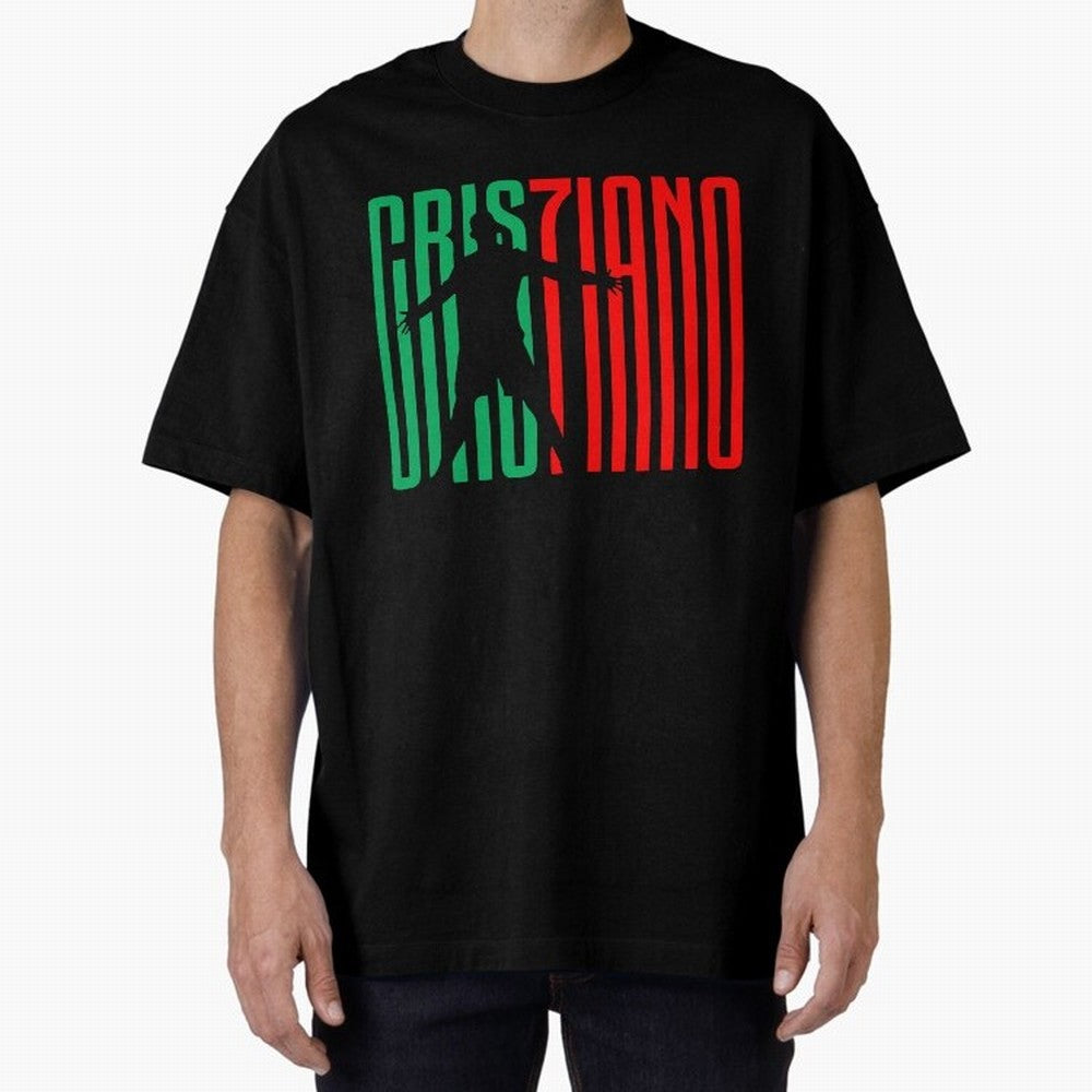 Cristiano Ronaldo 7 Oversized T-Shirt Share Match Day Hype around FIFA World Cup 2026, Messi and Cristiano Ronaldo, Brazil, Goal Celebration Energy, Supporter Heritage, Football Icons and Worldwide Tournament Joy; Great for Supporters Who Love