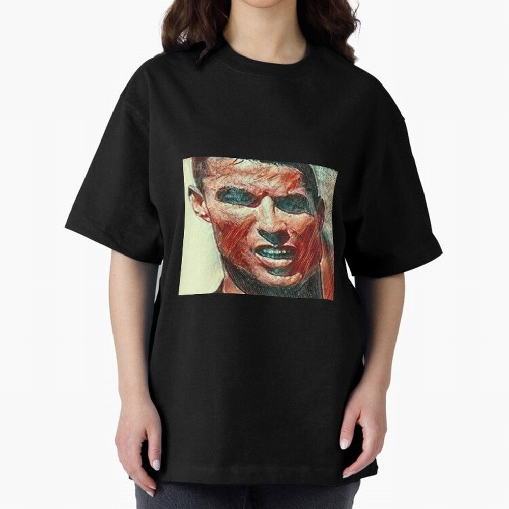 Ronaldo Oversized T-Shirt Experience the FIFA World Cup 2026 Group Stage Journey through Messi, Neymar and Mbappe Highlights, Netherlands Pride, Global Supporter Spirit, Legendary Goals, National Colors and Tournament Celebration; Great for