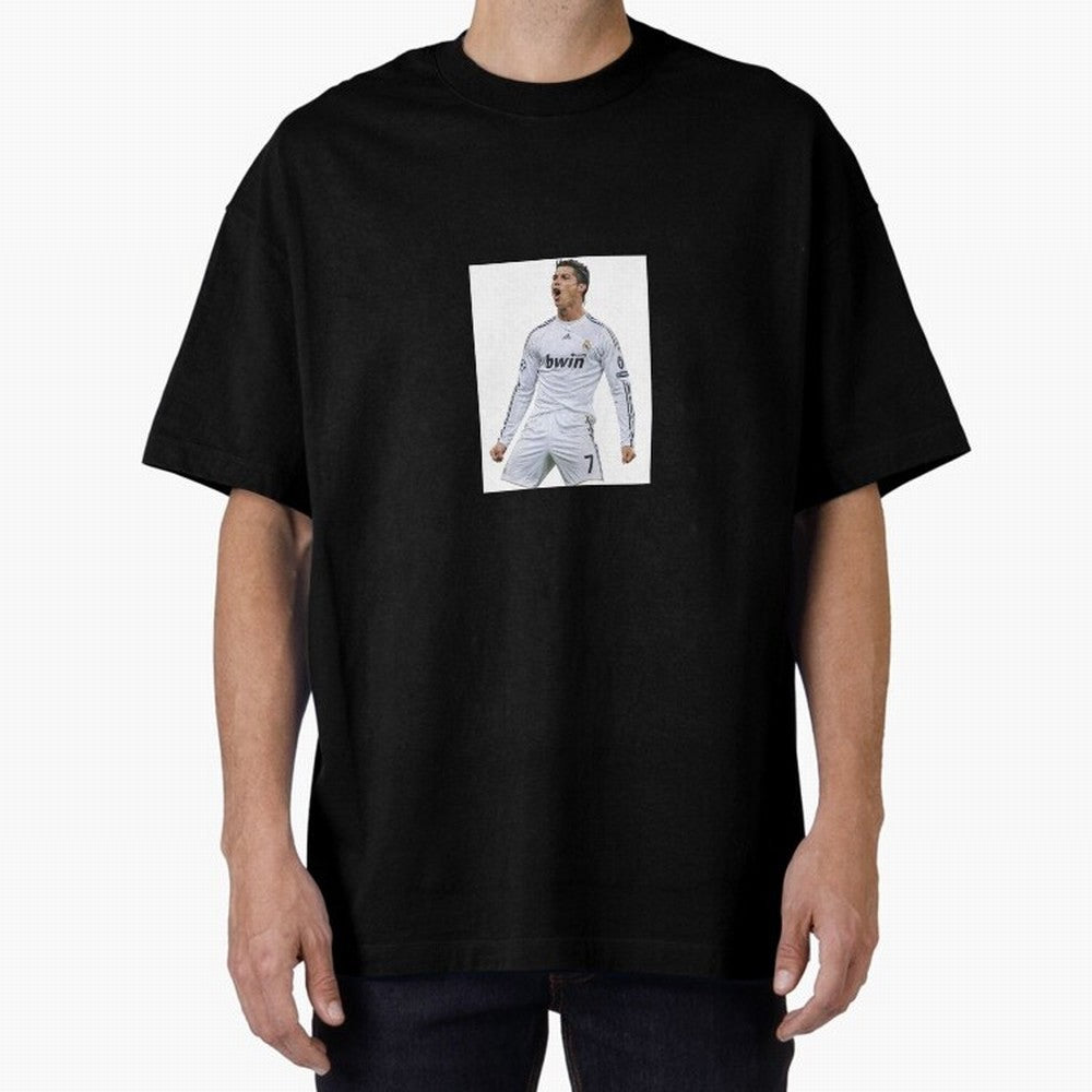 Cristiano Ronaldo 2009 real madrid cr7 Oversized T-Shirt Bring Champion Energy into FIFA World Cup 2026 USA Canada Mexico Spirit, Driven by Brazil, CR7 and Messi, Global Supporter Spirit, Legendary Goals, National Colors and Tournament Celebration;