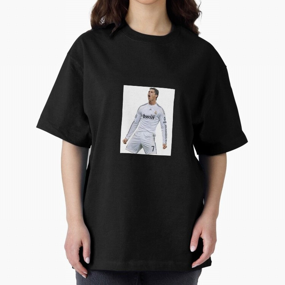 Cristiano Ronaldo 2009 real madrid cr7 Oversized T-Shirt Bring Champion Energy into FIFA World Cup 2026 USA Canada Mexico Spirit, Driven by Brazil, CR7 and Messi, Global Supporter Spirit, Legendary Goals, National Colors and Tournament Celebration;