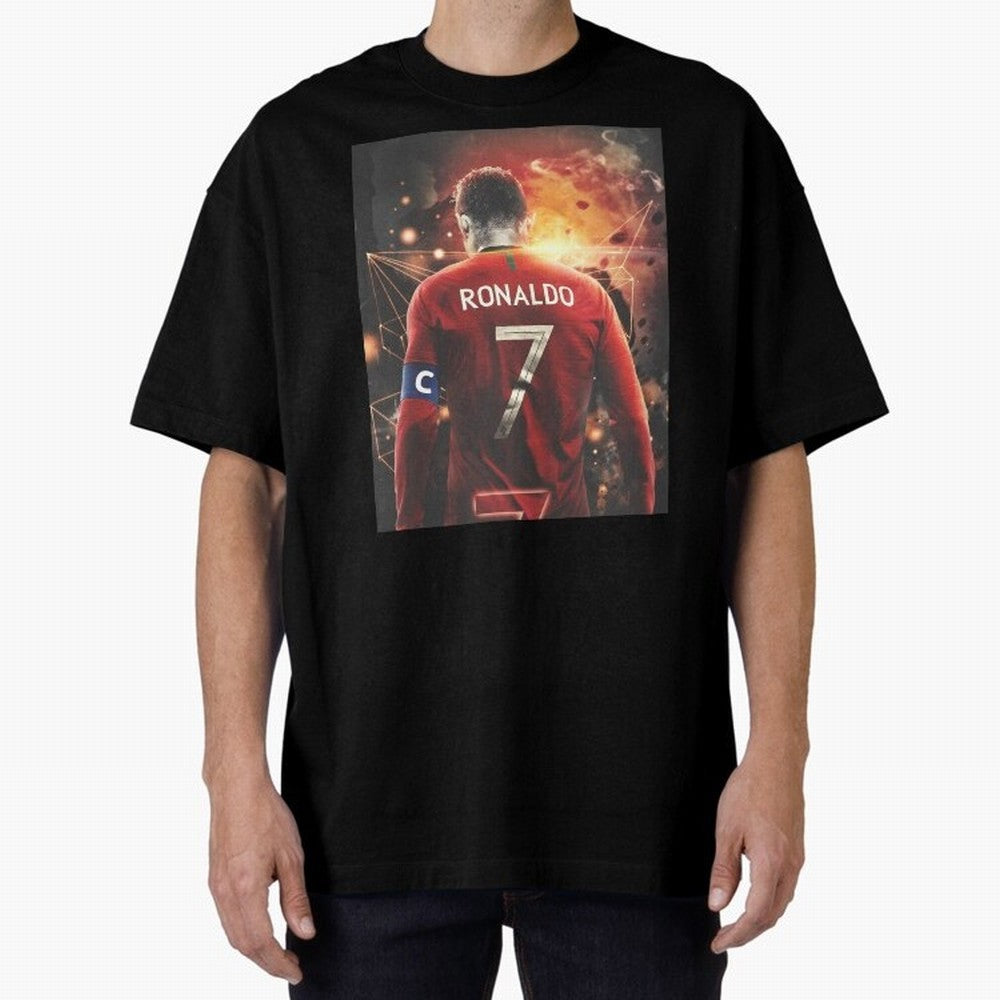 Cristiano Ronaldo Art iPad Case _amp_ Skin Oversized T-Shirt Turn Football Passion into FIFA World Cup 2026 USA Canada Mexico Spirit, with Brazil, Portugal and Argentina, Haaland, Stadium Memories, Football Loyalty, International Chants and