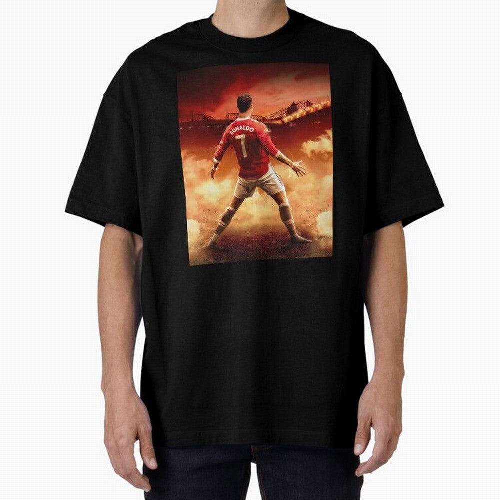 Ronaldo Cr7 Siuuu Manchester,Ronaldo Gifts,Ronaldo Cover,Ronaldo Prints Oversized T-Shirt Represent Fans Who Live for the FIFA World Cup 2026 USA Canada Mexico Journey through CR7 Highlights, France Pride, Football History, Final Match Energy,
