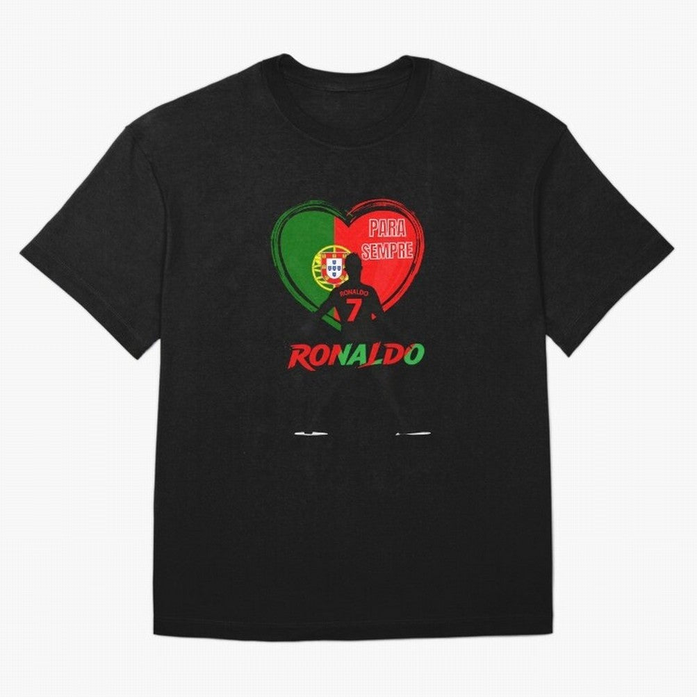 Love Cristiano Ronaldo Oversized T-Shirt Mark Match Day Hype around FIFA World Cup 2026, Messi, England, France and Netherlands, Football Festival Excitement, Trophy Ambitions, Country Rivalries and Star Player Buzz; Perfect for Fans, Collectors,