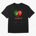 Love Cristiano Ronaldo Oversized T-Shirt Mark Match Day Hype around FIFA World Cup 2026, Messi, England, France and Netherlands, Football Festival Excitement, Trophy Ambitions, Country Rivalries and Star Player Buzz; Perfect for Fans, Collectors,