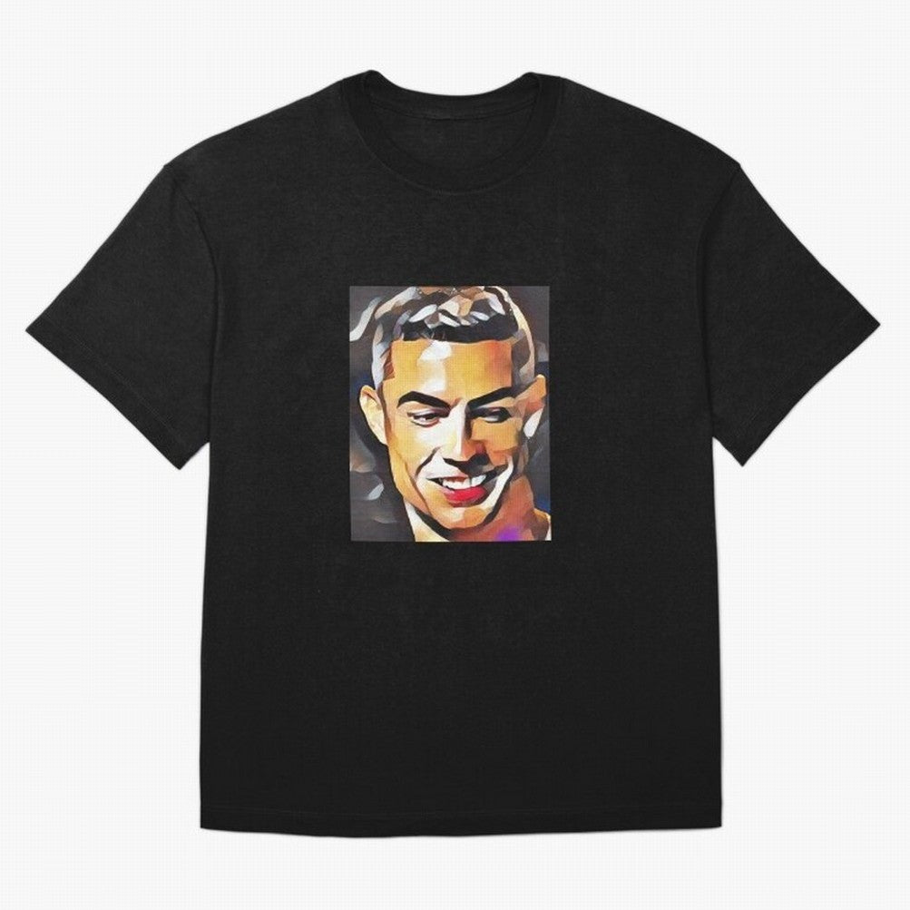 Cristiano Ronaldo Oversized T-Shirt Celebrate Fan Culture around Match Day Hype around FIFA World Cup 2026 USA Canada Mexico, Messi and Cristiano Ronaldo, England, Global Supporter Spirit, Legendary Goals, National Colors and Tournament