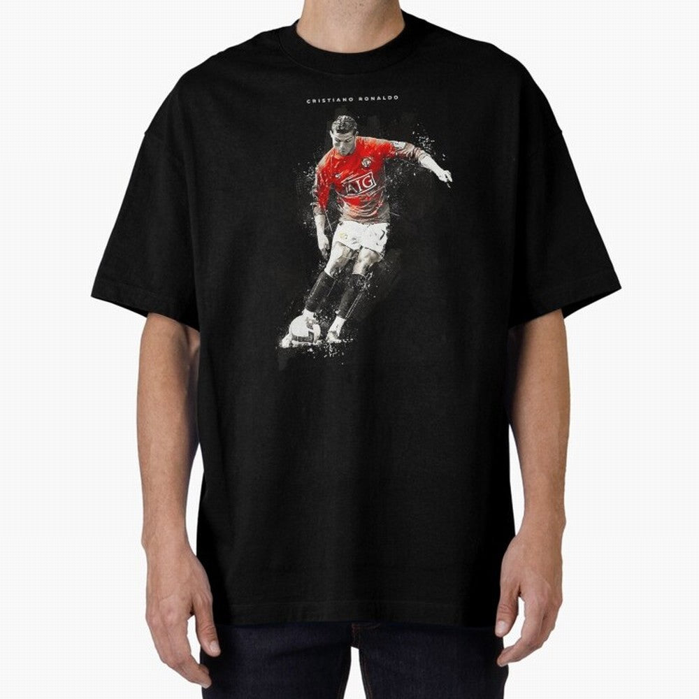Cristiano Ronaldo CR7 Skills Manchester 202122,Ronaldo Gifts, Ronaldo Best Selling , Ronaldo Top It Oversized T-Shirt Celebrate Fan Culture around Global Football Passion for FIFA World Cup 2026 Group Stage, Capturing Messi and Cristiano Ronaldo,